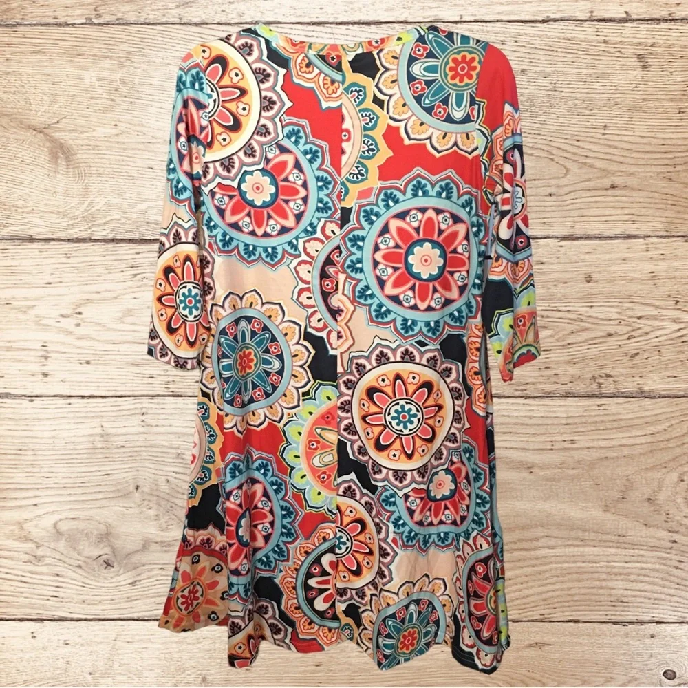 Vutti Dress Size Small Multicolor with Pockets Preowned Gently Used - Picture 2 of 5